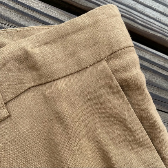 Piazza Sempione Wide Leg High Rise Linen Blend Pants - Picture 7 of 13